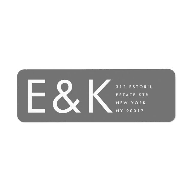  Grey Premium Ultimate Modern Monogram Bold Fun (Front)