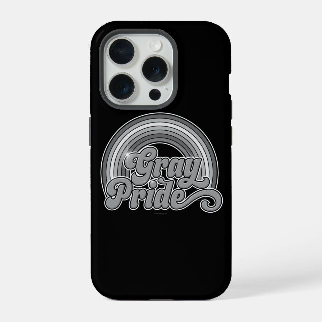 Grey Pride (Retired Senior) iPhone / iPad case (Back)