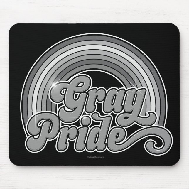 Grey Pride (Retired Senior) Mouse Pad (Front)