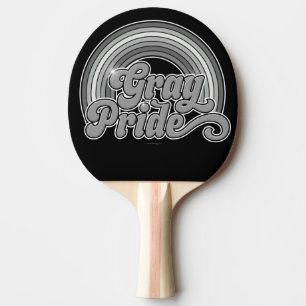 Grey Pride (Retired Senior) Ping Pong Paddle