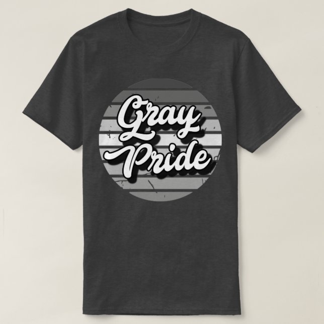 Grey pride T-Shirt (Design Front)