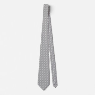 GREY PRINT TIE