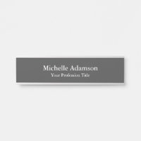 Grey Professional Plain Modern
