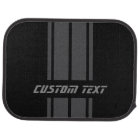 Grey Race Double Stripes | Personalise