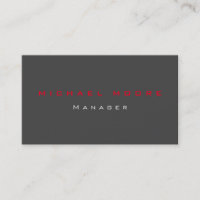 Grey red standard exclusive unique private