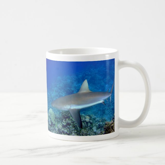 Grey Reef Shark Coffee Mug (Right)