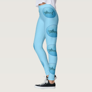 Grey Reefshark, Yap Island - Photographic design   Leggings