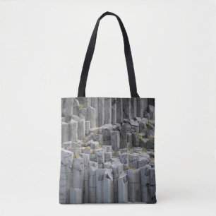 Grey rock formation tote bag