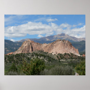 Grey Rock, Garden of the Gods, Colorado Poster