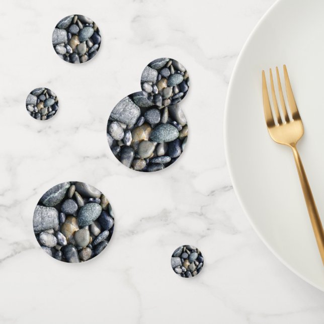 Grey Rocks and Pebbles Confetti (Group)