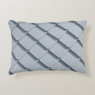 Grey roof shingles decorative cushion