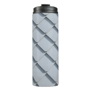Grey roof shingles thermal tumbler