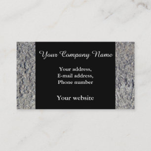 Grey Rough Concrete Texture 060 Business Card
