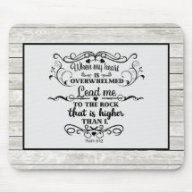 Grey Rustic Wood Christian Bible Verse Overwhelm
