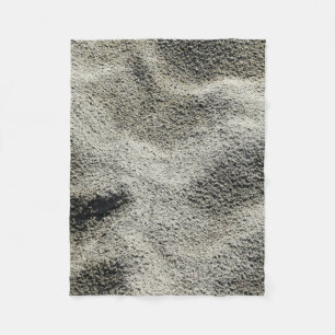 Grey sand fleece blanket