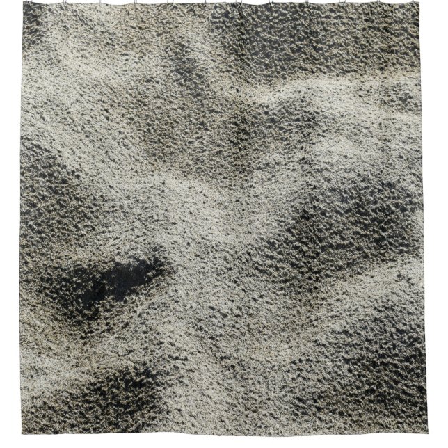 Grey sand shower curtain (Front)