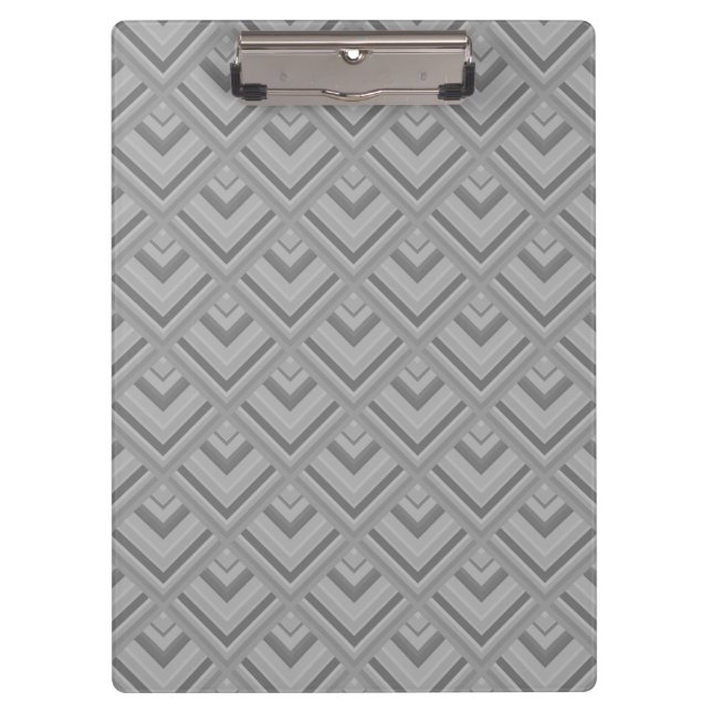 Grey scale pattern clipboard (Front)