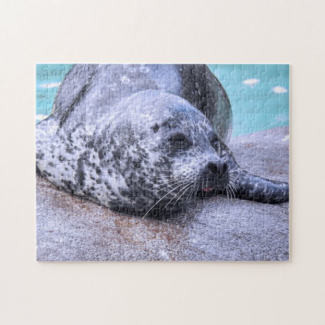 Grey Seal close up, Jigsaw Puzzle (Horizontal)
