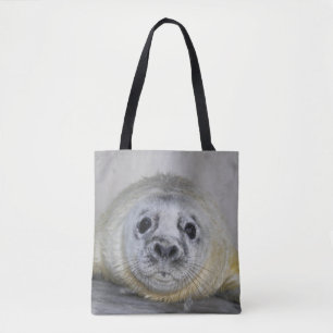 Grey Seal Pup Tote Bag