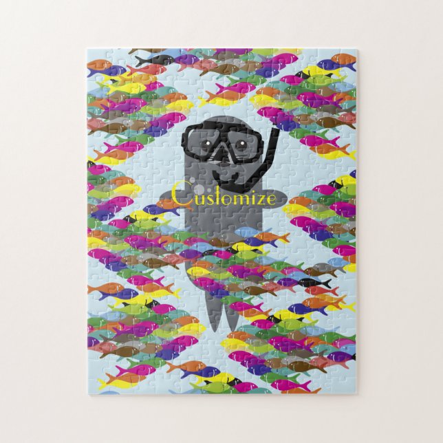 Grey Seal Thunder_Cove Jigsaw Puzzle (Vertical)