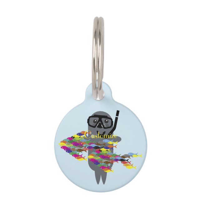 Grey Seal Thunder_Cove  Pet Tag (Front)
