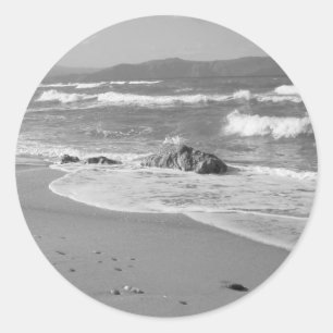 Grey Seascape Stickers