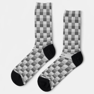 Grey Shades Colour Blocks Socks
