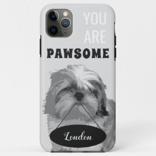 Grey Shih Tzu iPhone 11 Pro Max Case