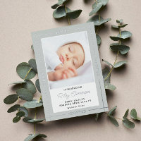 Grey Silver Chosen Loved Introducing Adopted Baby
