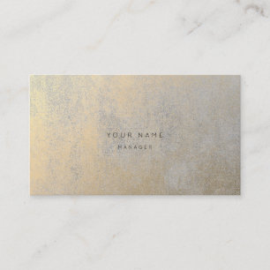 Grey Silver Gold Sepia Watercolor Appointment Card