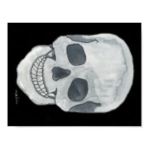 Grey Skull 11" x 8.5"