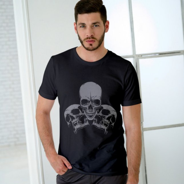 Grey Skull T-Shirt (Creator Uploaded)