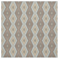 Grey Slate Blue Beige Brown Funky Argyle Pattern
