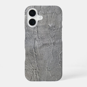 Grey Slate Rock Texture iPhone 16 Case