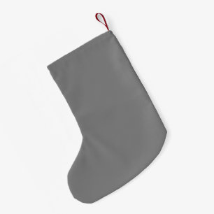 Grey Small Christmas Stocking