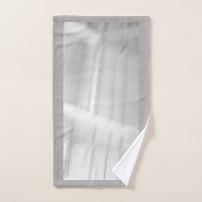 Grey Snow Blanket Bath Towel Set (Hand Towel)