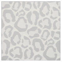 Grey Snow Leopard Animal Print Large Scale