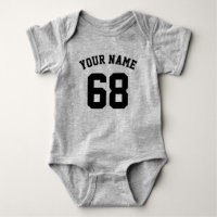 Grey Sports Jersey Custom Name Number