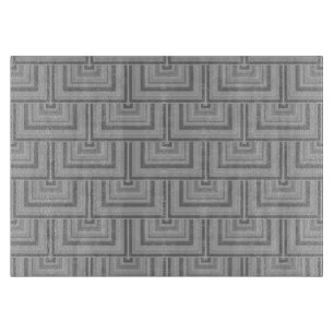 Grey square scales cutting board