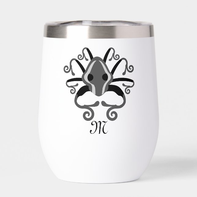 Grey Squid Monogram (Back)
