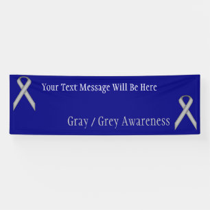 Grey Standard Ribbon by Kenneth Yoncich Banner