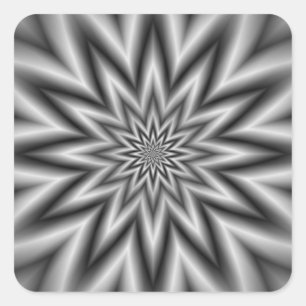 Grey Star Sticker