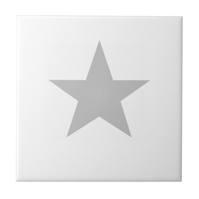 Grey Star Tile (Front)