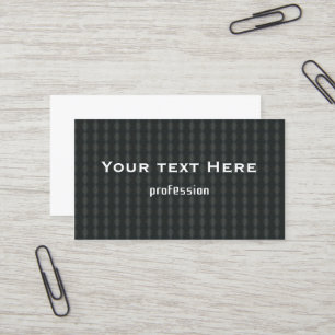 Grey steel seamless pattern business card