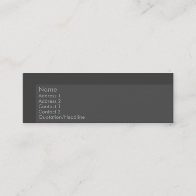 Grey Stone Business Card (Front)