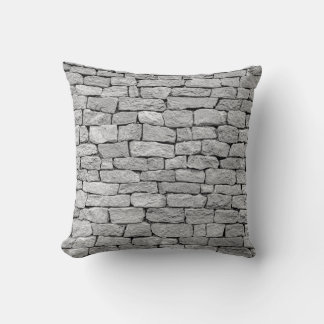 Grey stone wall, abstract background. cushion