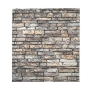 Grey Stone Wall Notepad