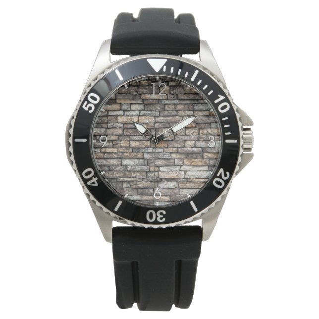 Grey Stone Wall Watch (Front)