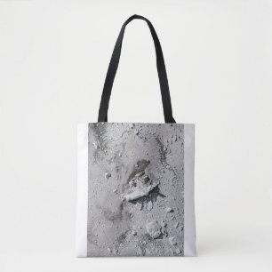 Grey stones on grey dirt tote bag