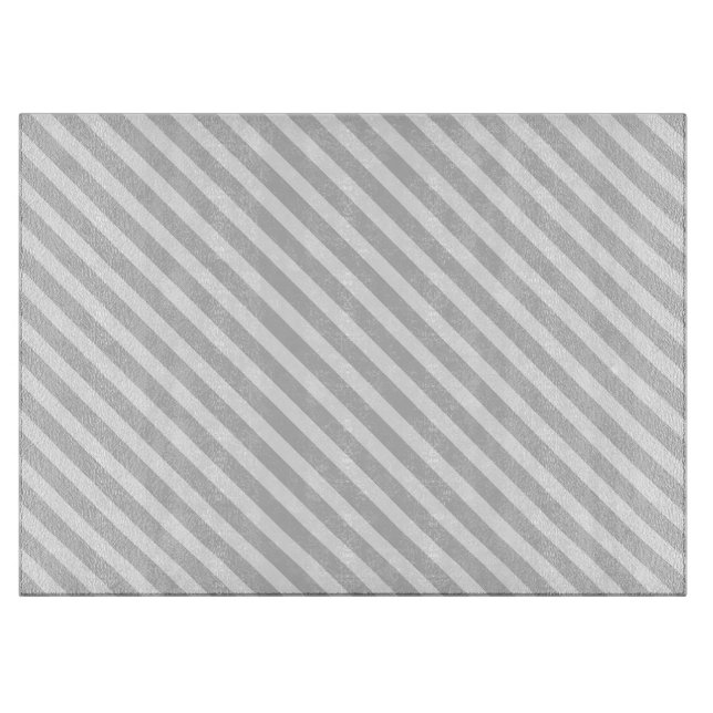 Grey Striped Cutting Board (Front)